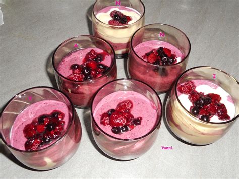 Mousse Mascarpone Coulis Fruits Rouges Mousse Mascarpone Red