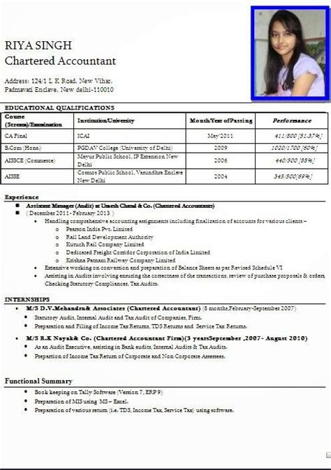 Resume For Teacher Job Application In India Arvixu