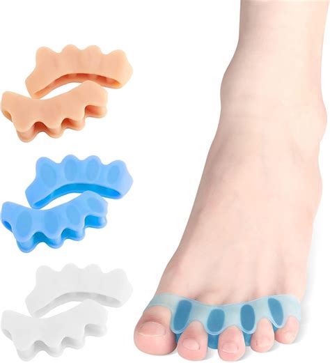 Silicone Toe Separator Correction For All Toes Pack Of Silicone Toe