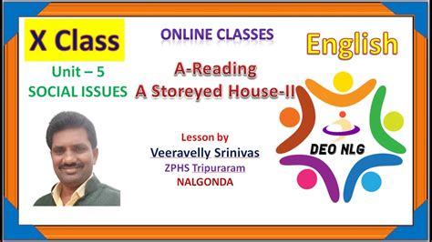 X Class English 5 Unit B Reading The Storeyed House 2 YouTube