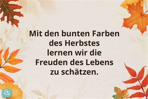 Sch Ne Herbst Spr Che Kurze Spr Che Zum Herbst Wunderbunt De