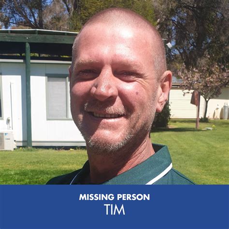 Victoria Police On Twitter Tim Is Missing The 53 Year Old Was Last Seen On River Road