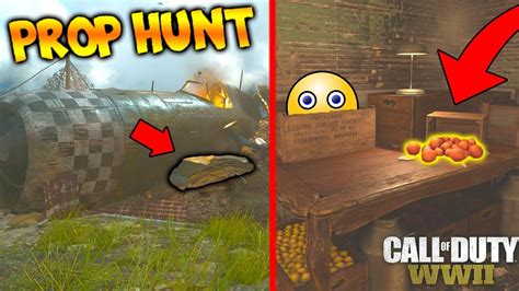 TOP 5 SNEAKIEST HIDING SPOTS EVER Brand NEW Prop Hunt In COD WW2