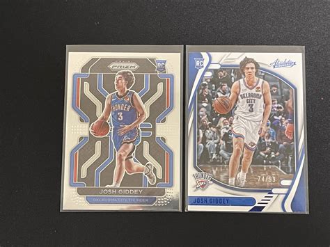 Yahoo オークション Josh Giddey 21 22 PANINI Prizm 含む RC Roo