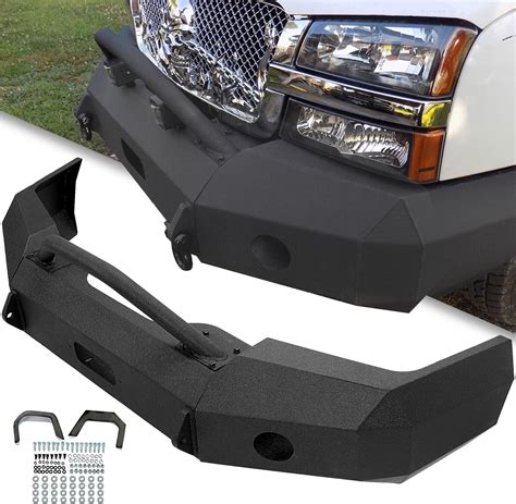 Amazon Tioyar Front And Rear Bumper Black Texture Compatible With