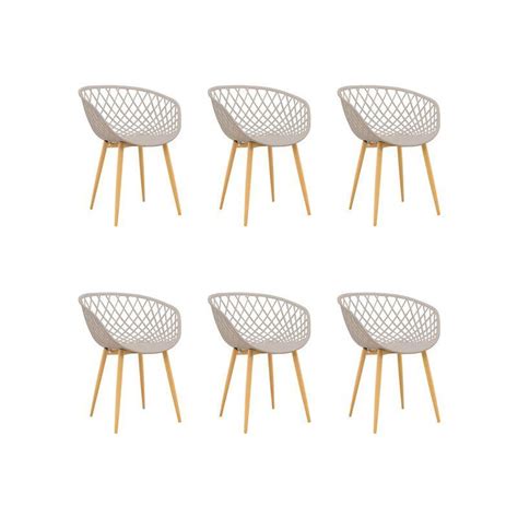 Jogo Cadeira Clarice Nude Rivatti 6 Unidades Móveis de Cozinha Magazine Luiza