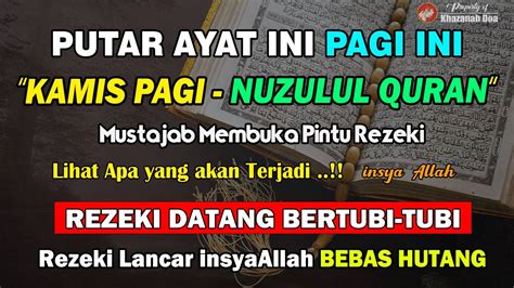 Putar Dzikir Ini Dzikir Pagi Mustajab Hari Kamis Pembuka Rezeki Dari