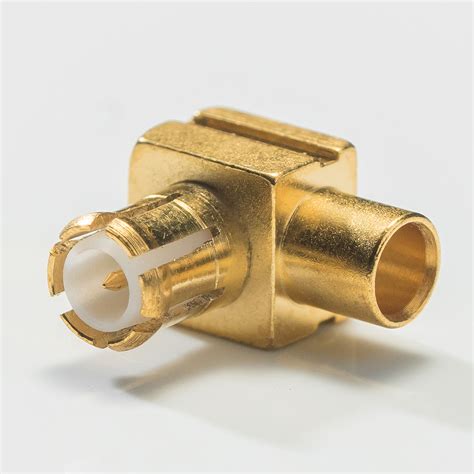 Mcx Male Right Angle Connector Solder Type