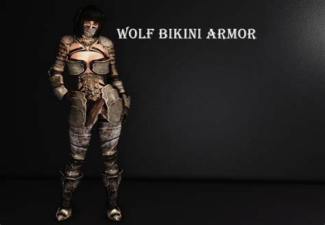 Wolf Bikini Armor Cbbe Bodyslide Modular Skyrim Special Hot Sex