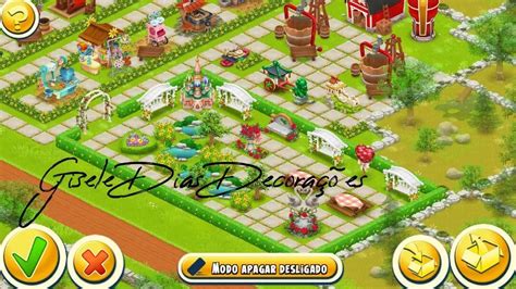 Pin de Gisele Dias em decorações Hay Day