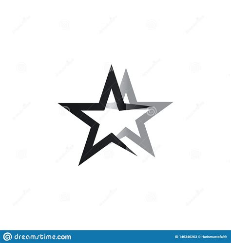 Vetor Do Molde Do Projeto Gr Fico Do Logotipo Da Estrela Ilustra O Do