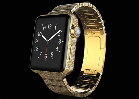 The $163,000 Apple watch is clad in gold and encrusted with diamonds : Luxurylaunches