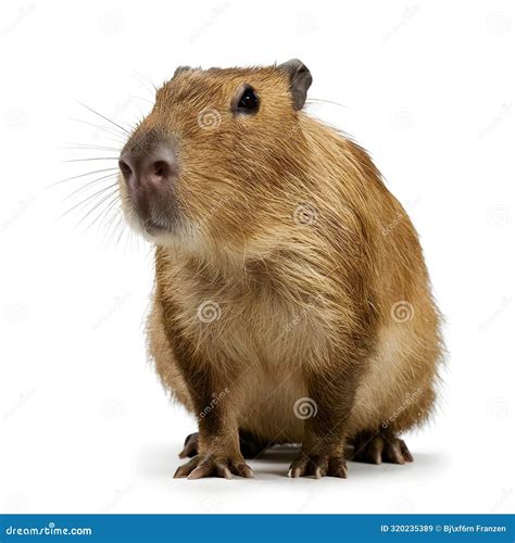 Isolated Capybara stock illustration. Illustration of facts - 320235389