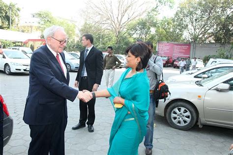 Warren Buffett, Ajit Jain at NDTV, Photo Gallery