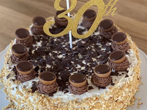 Toffifee Torte Mit Nussboden Mega Leckere Toffifee Torte Mit Viel