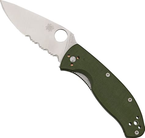 Spyderco Tenacious Green G 10 C122gpsgr For Sale National Knives Llc