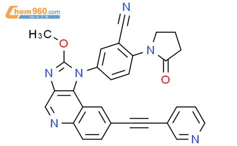 853910 26 6 Benzonitrile 5 2 Methoxy 8 3 Pyridinylethynyl 1H Imidazo