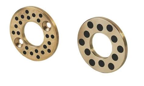 Thrust Bearing Bronze Self Lubricating Graphite Plugs