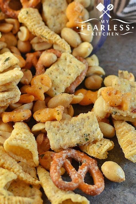 Quick And Easy Ranch Snack Mix From My Fearless Kitchen This Recipe For