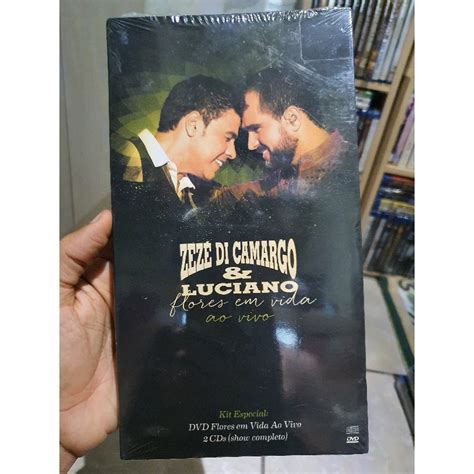 Dvd 2 Cd s Zezé Di Camargo Luciano Flores Em Vida Ao Vivo Lacrado