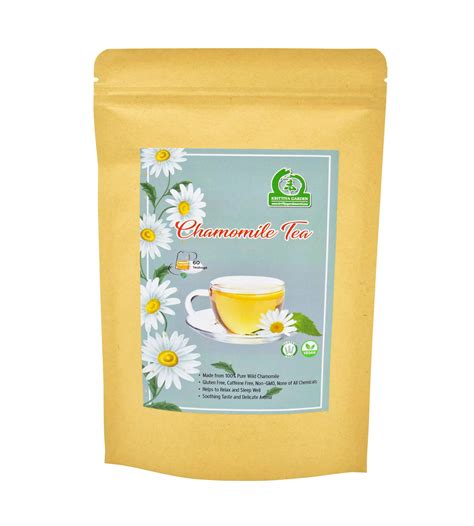 Chamomile Tea 60-Teabags (3.2oz) - Krittiya Garden World