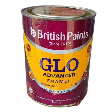 British Paints Glo Advanced Enamel Paint 1 Ltr At Best Price In