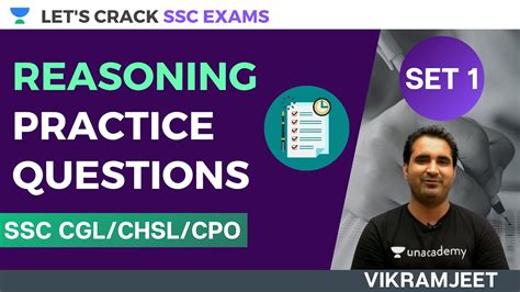 Reasoning Questions Practice Set 1 SSC CGL CHSL CPO SSC Exams