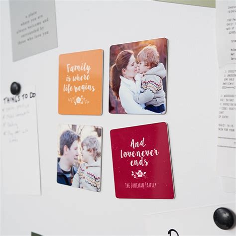 Personalised Photo Magnet 1 3 4 9 10pcs Photo Ts E