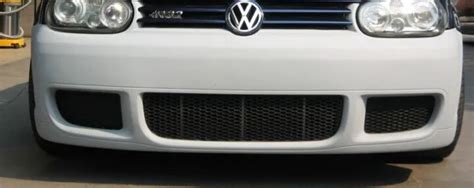 R32 STYLE FRONT Bumper And Honeycomb Mesh For VW GOLF MK 4 Mk4 GTI TDI