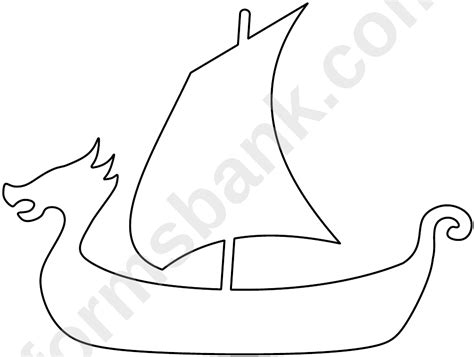 Printable Viking Ship Template Printable Word Searches