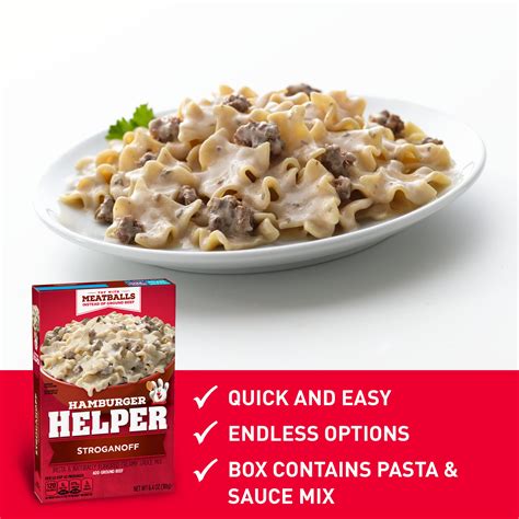 Stroganoff Hamburger Helper