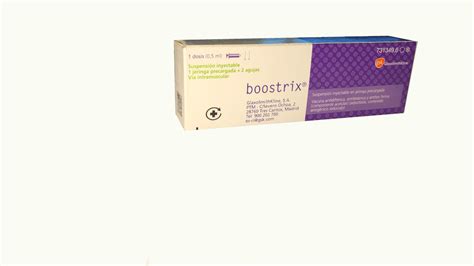 BOOSTRIX 1 JERINGA PRECARGADA SUSPENSION INYECTABLE 0 5 Ml 2 AGUJAS