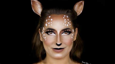 Cute And Easy Deer Makeup Tutorial Day 4 Of 31 Days Of Halloween Youtube