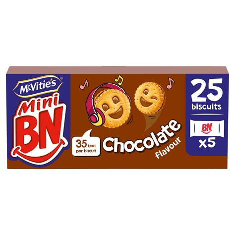 Mcvitie S Mini Bn Chocolate Flavour Biscuit G Multipack Biscuits