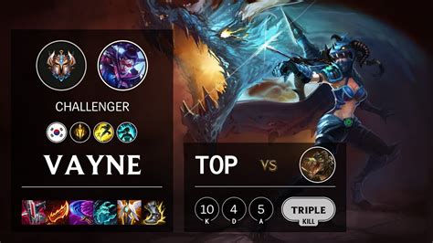 Vayne Top Vs Renekton KR Challenger Patch 11 24 YouTube