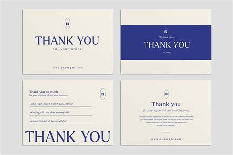 Thank You Card Template | Card Templates ~ Creative Market