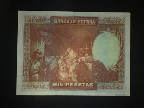 Emision Segunda Republica 1925 1936 1000 Pesetas Emision 15 Agosto 1928