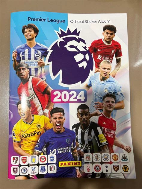 Panini Premier League Official Sticker Album 2024 Softcover Hobbies