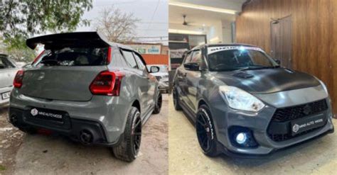 This Modified Maruti Suzuki Swift Hatchback With Sport GT Body Kit And