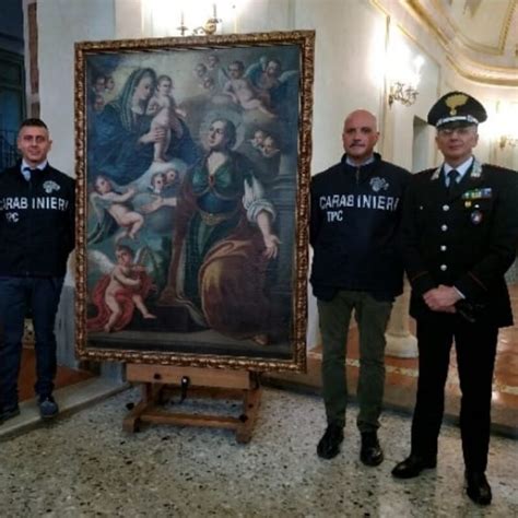 I Carabinieri Di Cosenza Tra Dipinti Trafugati Recuperati E Tutele