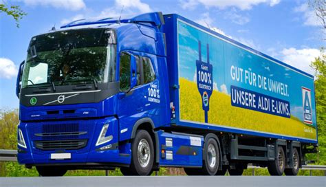 Aldi Nord Testet Elektro Lkw Von Volvo Trucks Ecomento De