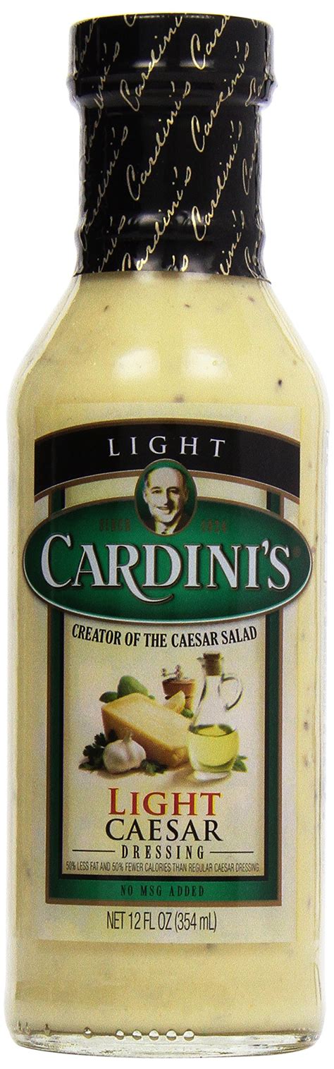 Cardinis Lite Caesar Dressing 12 Oz Delicious And Low Calorie Salad Dressing