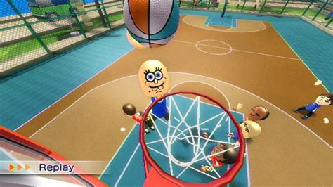 Wii Sports Resort On Basketball Pickup Game Youtube