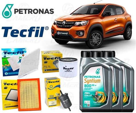 Kit Troca De Leo W E Filtros Renault Kwid Tecfil