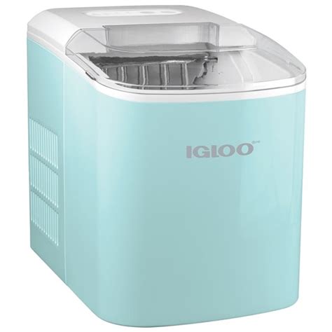 Igloo 26 Pound Automatic Portable Countertop Ice Maker Machine Aqua