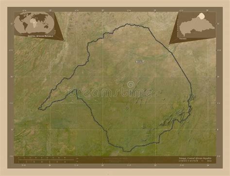 Vakaga Central African Republic Low Res Satellite Labelled Points Of