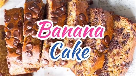 Super Moist Banana Cake Simple And Easy Recipe Geuel Treats Youtube