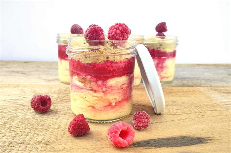 Cheesecake Im Glas Mit Himbeeren Birkengold