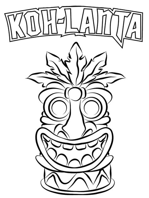 Coloriage Dessin De Koh Lanta Gratuit T L Charger Et Imprimer Gratuit