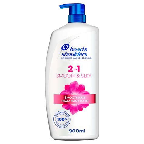 Head And Shoulders 2in1 Smooth And Silky Anti Dandruff Shampoo And Conditioner For Dry And Frizzy Hair